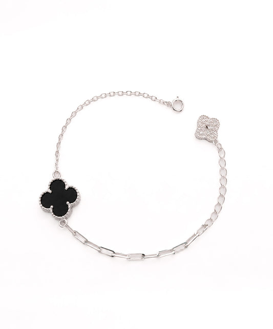 Pulsera Pulsera De Trébol Dual
