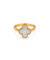 Anillo Anillo Trébol Royale - talla 9, color Blanco