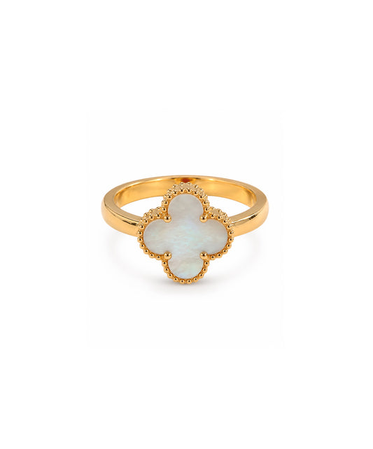Anillo Anillo Trébol Royale - talla 9, color Blanco