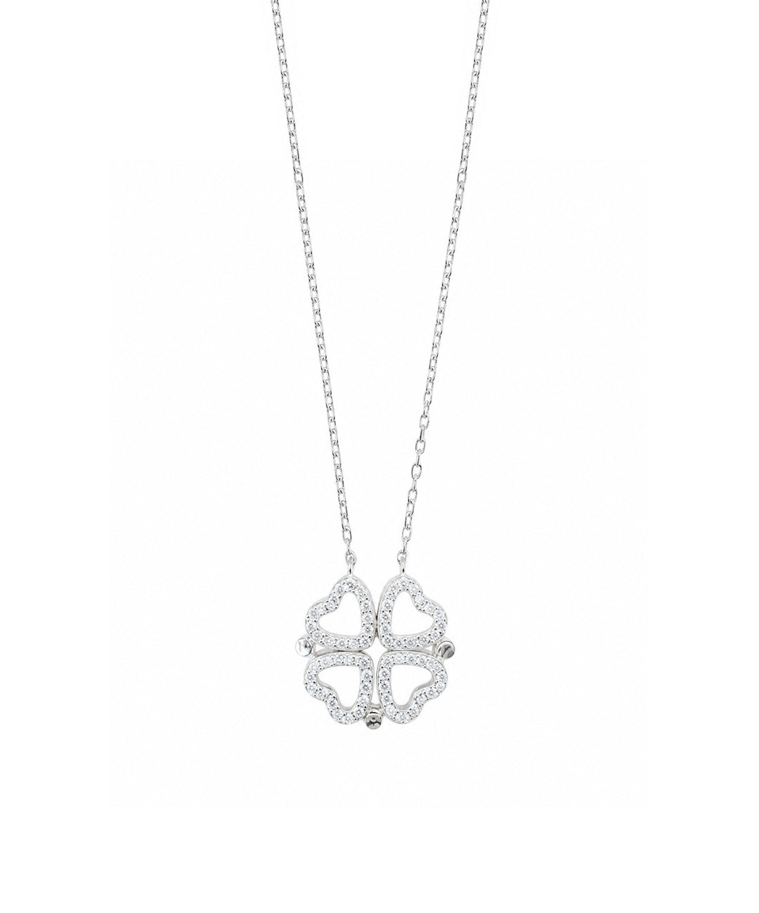 Gargantilla Gargantilla Con Diseño Transformable De Corazones A Trébol