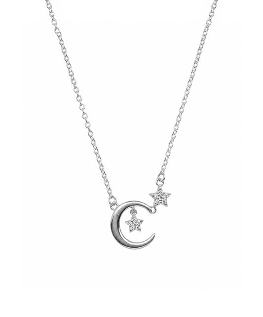 Gargantilla Gargantilla Con Dije De Luna Y Estrellas