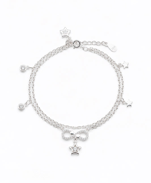 Pulsera Pulsera Infinito Con Estrellas