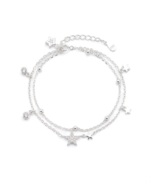 Pulsera Pulsera Estelar De Estrellas Y Lunas