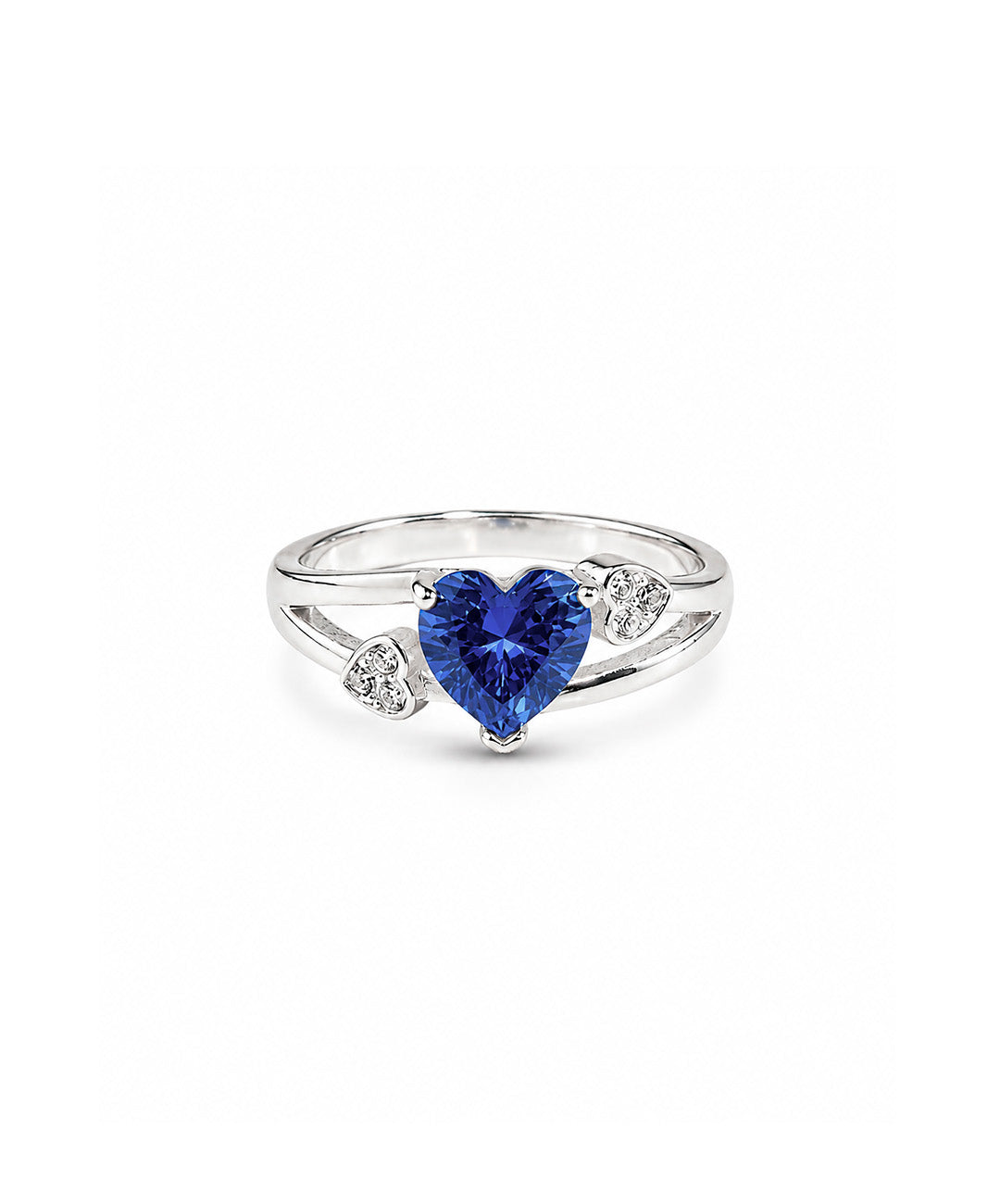 Anillo Anillo Corazones Delicados - talla 10, color Azul