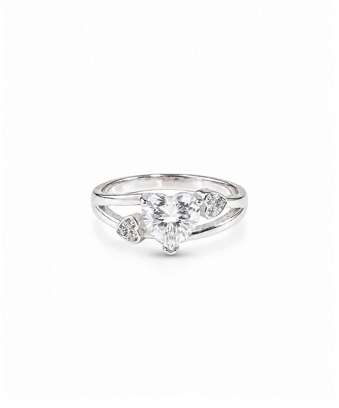 Anillo Anillo Corazones Delicados - talla 10, color Transparente