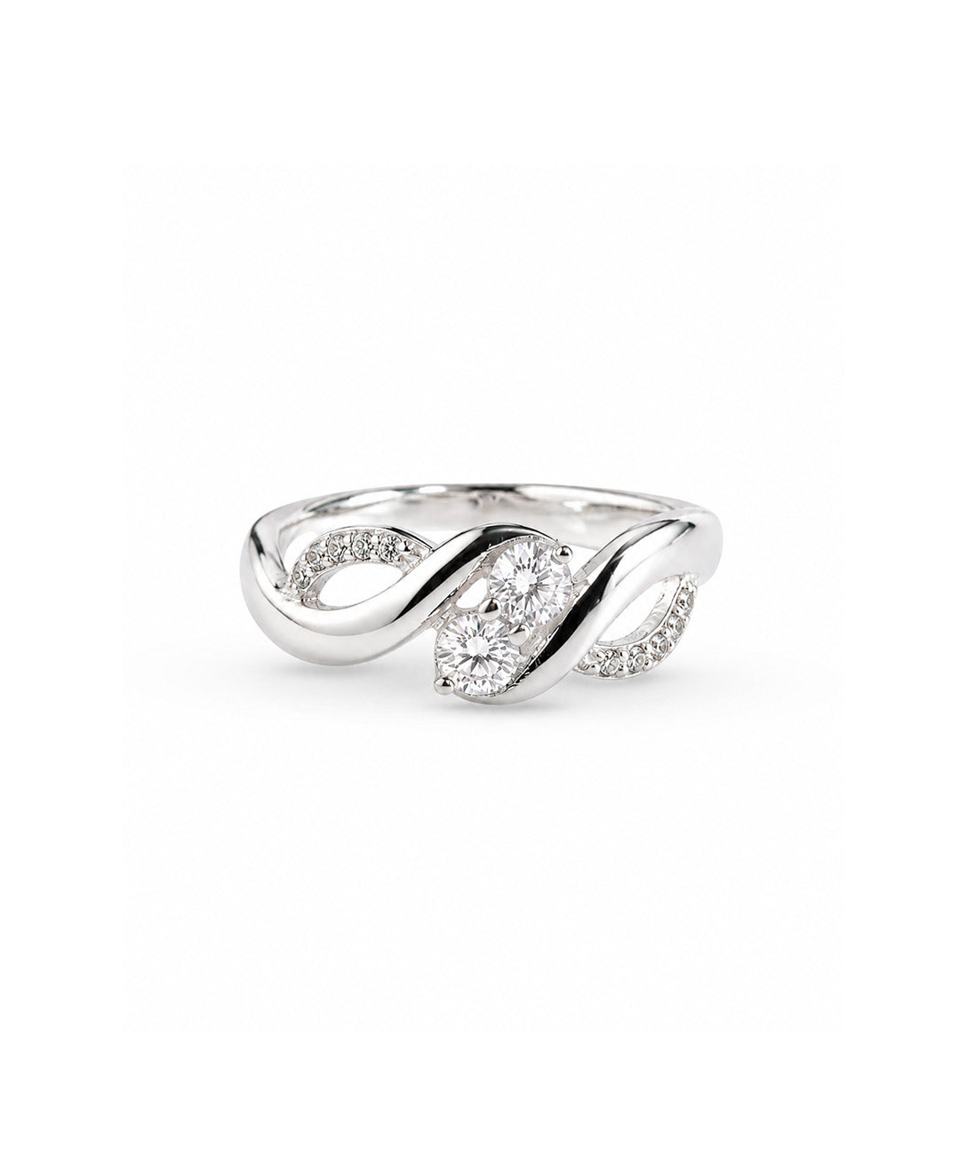 Anillo Anillo Infinito Elegante - talla 7, color Transparente, tono Cristal transparente