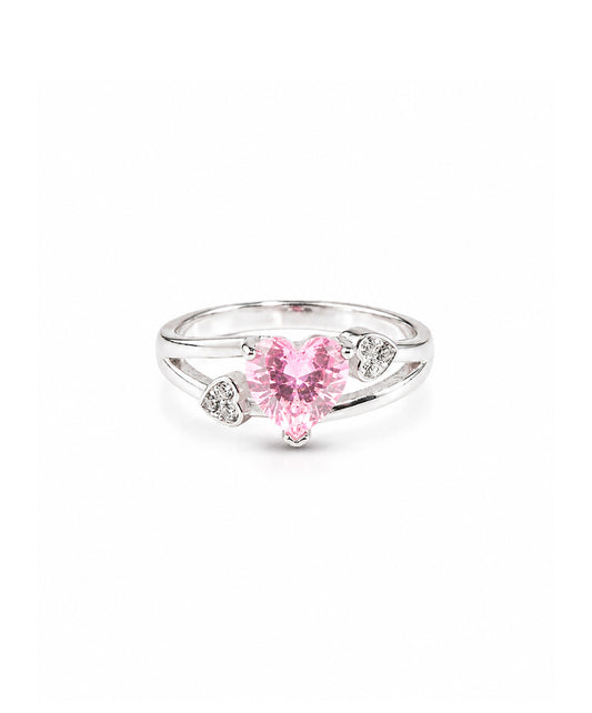 Anillo Anillo Corazones Delicados - talla 9, color Rosado
