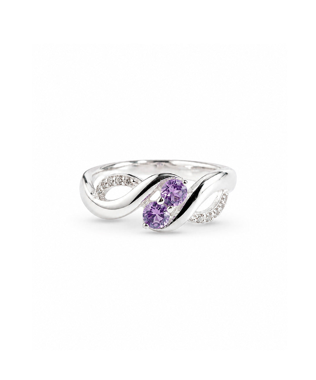 Anillo Anillo Infinito Elegante - talla 7, color Morado, tono Lila