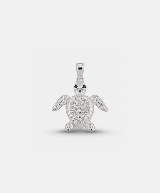 Dije Dije De Tortuga Brillante Con Circones
