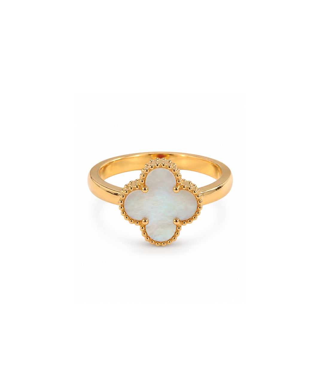 Anillo Anillo Trébol Royale - talla 8, color Blanco