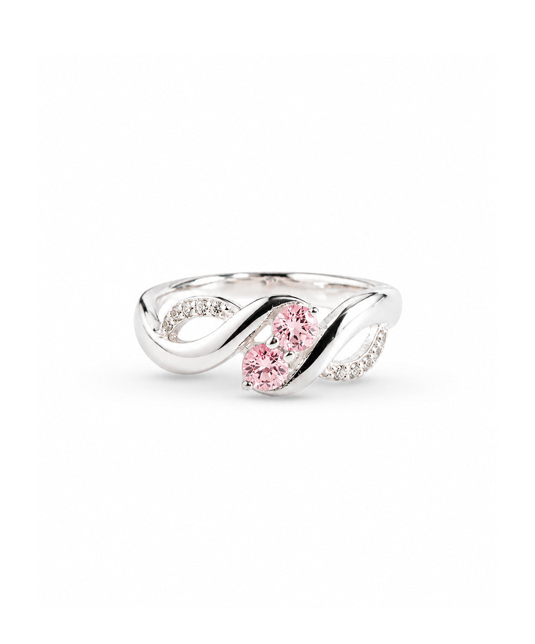Anillo Anillo Infinito Elegante - talla 9, color Rosado, tono Rosado claro