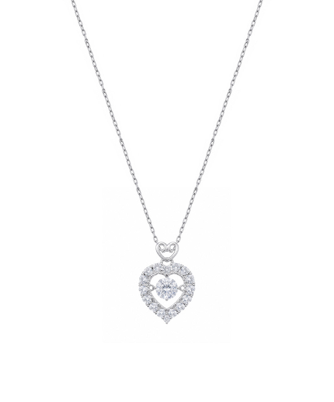 Gargantilla Collar Corazón Brillante