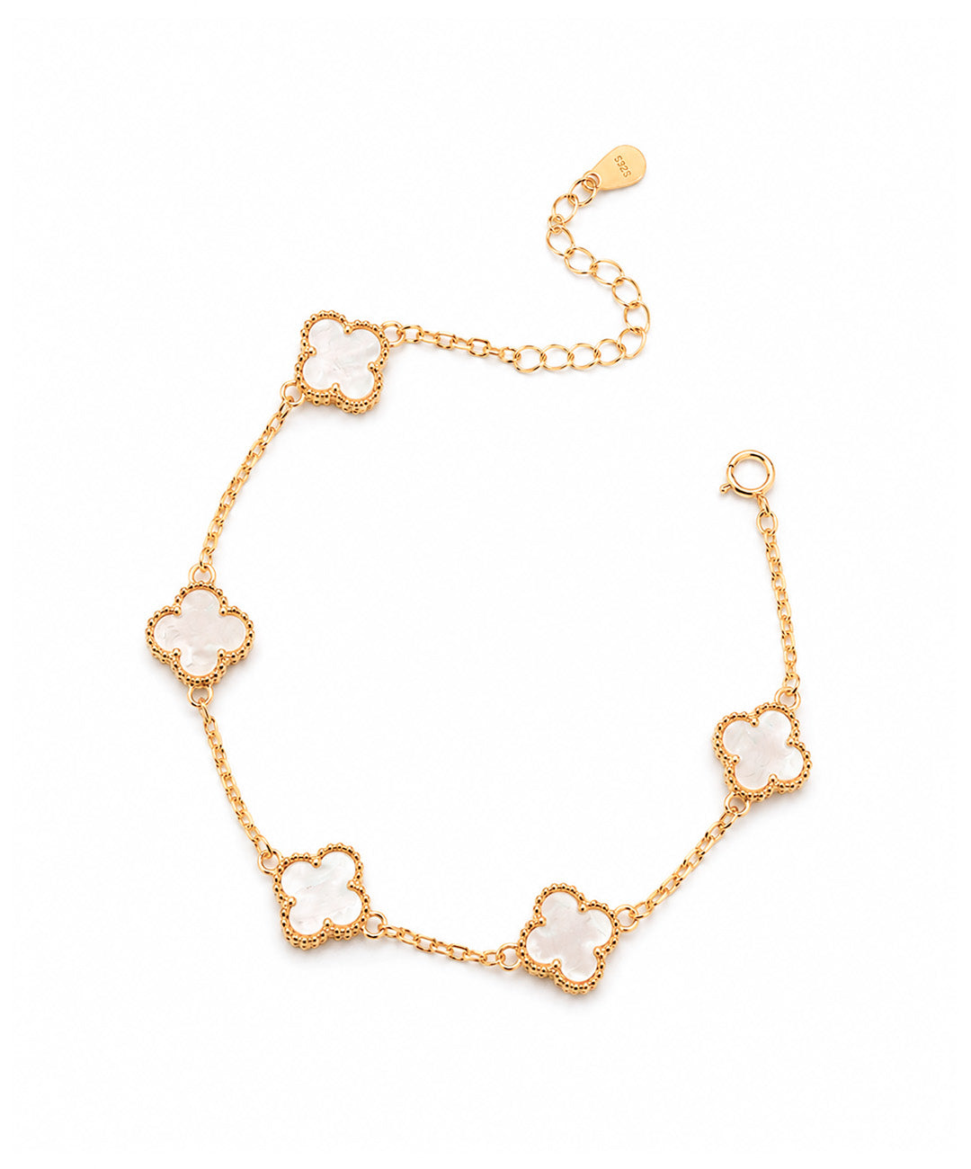 Pulsera Pulsera De Trébol Nácar