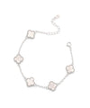 Pulsera Pulsera De Trébol Nácar